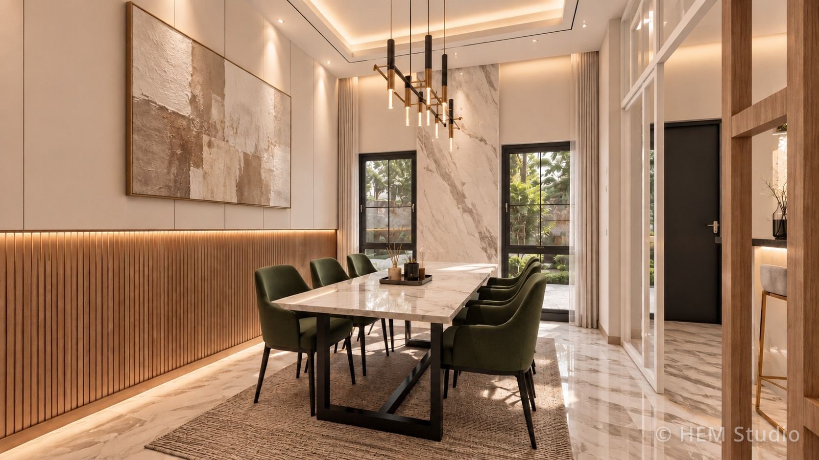 Villa Limete — Rendu 3D — salle a manger