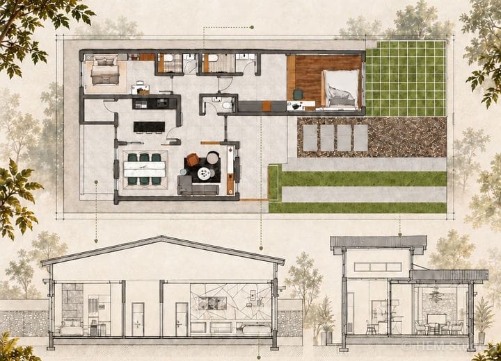 Villa Limete — Plan
