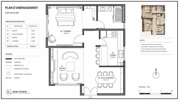 Résidence privée Gombe — Plan